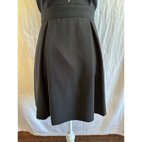 BCBGeneration Lace Sweetheart Black Fit & Flare Dress Pleated Women Size 2 Lined - Picture 4 of 10